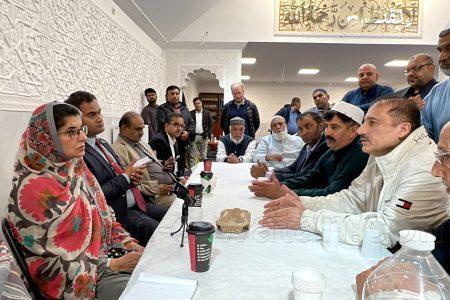 بیلجیئم میں سفیر پاکستان آمنہ بلوچ کا دارالعلوم جامعہ اسلامیہ مولن بیک کا دورہ،جامع مسجد میں نماز جمعہ ادا کی