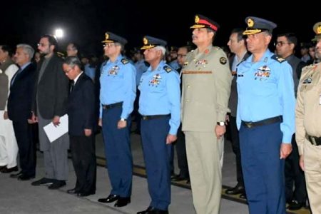 دہشت گرد حملے میں جاں بحق ہونے والے چینی اہلکاروں کو خراج عقیدت پیش کرنے کی تقریب کا انعقاد