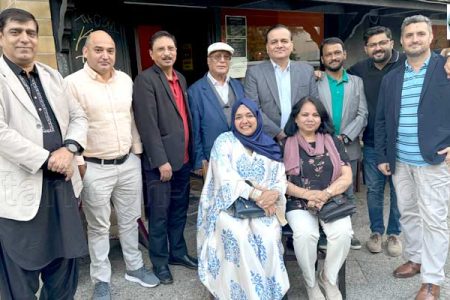 جرمن پاکستان پریس کلب برلن کی جانب سے پاکستان سے آئے صحافیوں کے اعزاز میں پُر تکلف عشائیہ