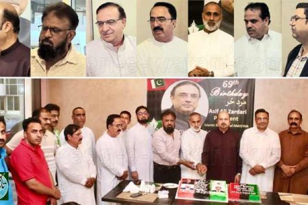 صدر پاکستان آصف علی زرداری کی 69 ویں سالگرہ دبئی میں منائی گئی