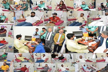 پاک ڈونرز کے زیراہتمام 25ویں بلڈ ڈونیشن کا اہتمام
