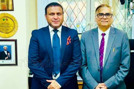 بیرسٹر امجد ملک سے کاشف عزیز بھٹہ کی ملاقات اسلام آباد میں سویڈش سفارتخانہ کی ویزا سروسز کی بحالی اور اوورسیز پاکستانیوں کو درپیش مسائل پر گفتگو