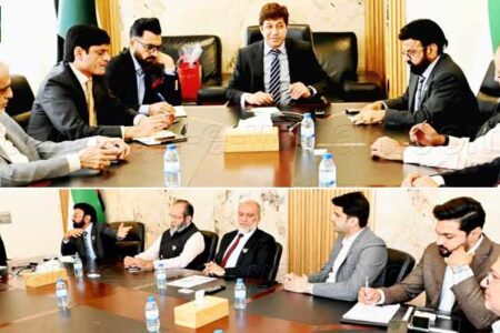 پاکستان بزنس کونسل (PBC) دبئی کے نئے بورڈ ممبرز کی قونصلیٹ جنرل آف پاکستان دبئی کے قونصل جنرل سے تعارفی ملاقات