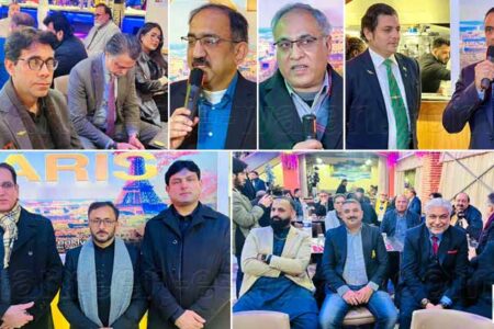 پیرس:پی آئی اے کی فلائٹس کے دوبارہ آغاز پر فرانس میں مقیم پاکستانی کمیونٹی کے اعزازمیں تقریب کا انعقاد