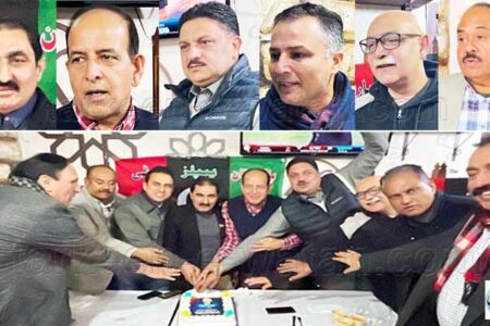 پی پی اسپین کے زیراہتمام شہید ذوالفقارعلی بھٹو کی سالگرہ کی تقریب،کیک کاٹا گیا