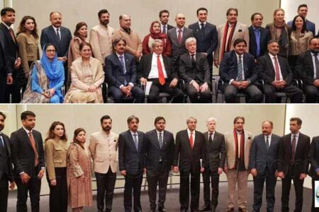 ویانا:پاکستانی پارلیمانی وفد کا آسٹریا کی پارلیمنٹ کا دورہ