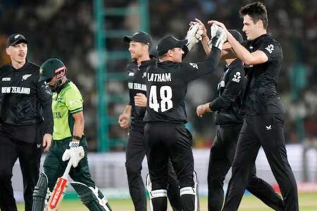 چیمپئنز ٹرافی: نیوزی لینڈ نے پاکستان کو60 رنز سے شکست دے دی
