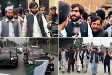 قومی امن کمیٹی برائے بین المذہب ہم آہنگی و انسانی حقوق خیبر پختون خواہ اور فیڈرل یوتھ پارلیمنٹ کے ممبران کی جانب سے افواج پاکستان کے حق میں ریلی کا انعقاد
