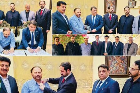 فیصل آباد چیمبر آف کامرس اینڈ انڈسٹری اور پاکستان بزنس کونسل شارجہ کے درمیان کاروباری معاہدہ