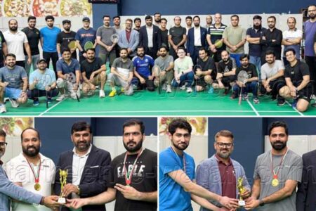 آئی سی اے پی یو اے ای ICAP UAE کے زیر اہتمام بیڈمنٹن ٹورنامنٹ کا اہتمام