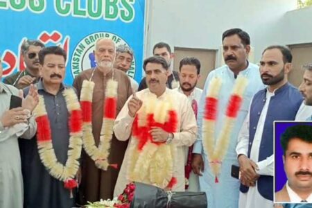 اتحاد پریس کلب سیالکوٹ کا صدر منتخب ہونے پر محمد شہباز باجوہ کو مبارک باد
