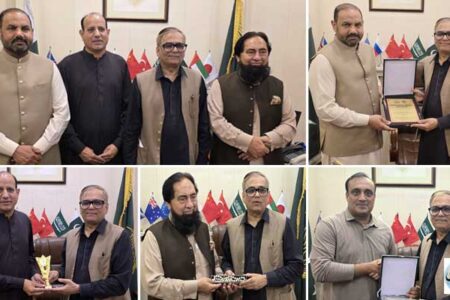 وائس چیئرپرسن اوورسیز پاکستانیز کمیشن پنجاب بیرسٹر امجد ملک سے برطانیہ ،جاپان،مسقط و دیگر ممالک سے اوورسیز پاکستانیوں کی خصوصی ملاقات
