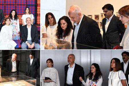 معروف پاکستانی مصورعمران قریشی کی نمائش "وینشنگ پوائنٹس” کا افتتاح