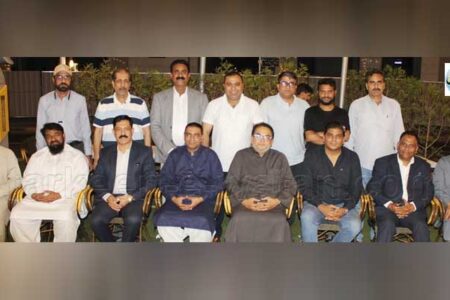 پاکستان سوشل سینٹر شارجہ کے صدر چودھری خالد حسین کی طرف سے صحافیوں کے اعزاز میں ڈنر کا اہتمام